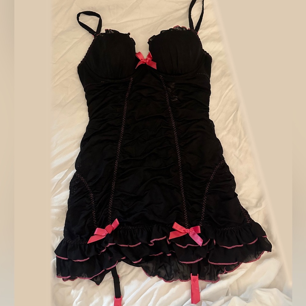 Victoria's Secret Sexy Little Things Bustier Chemise Lingerie